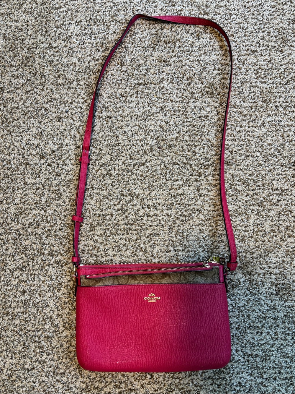 Coach Pink Crossbody Bag
